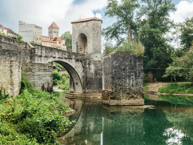 Pont de la légende à Sauveterre-de-Béarn