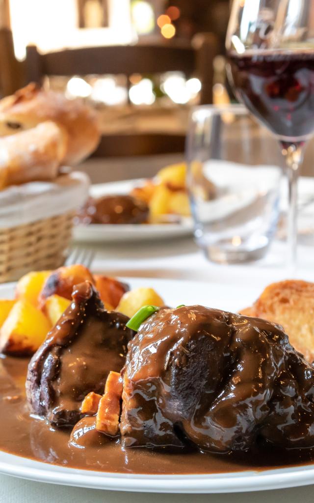 Beef Bourguignon Gastronomy Plate