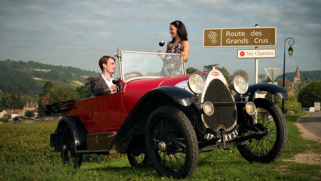 Bugatti Couple Pinot Noir degustação Sinal Route Des Grands Crus