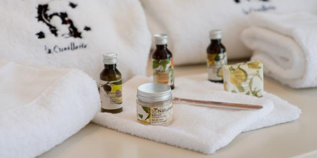 Lotions et sels de bain Spa La Cueillette Meursault Massage