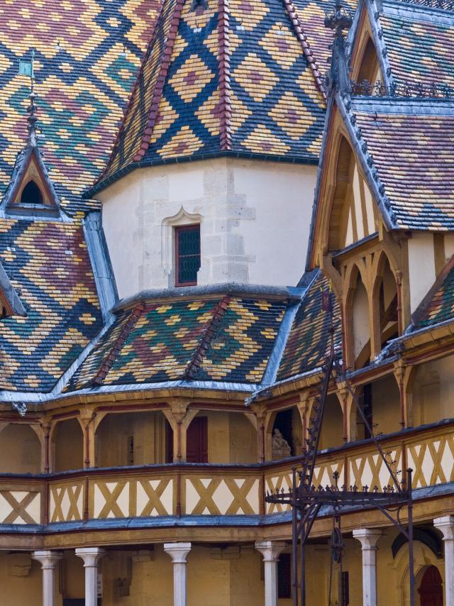 Roof Hospices De Beaune Varnished