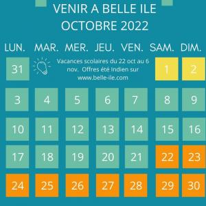 Kalender der Besucherzahlen