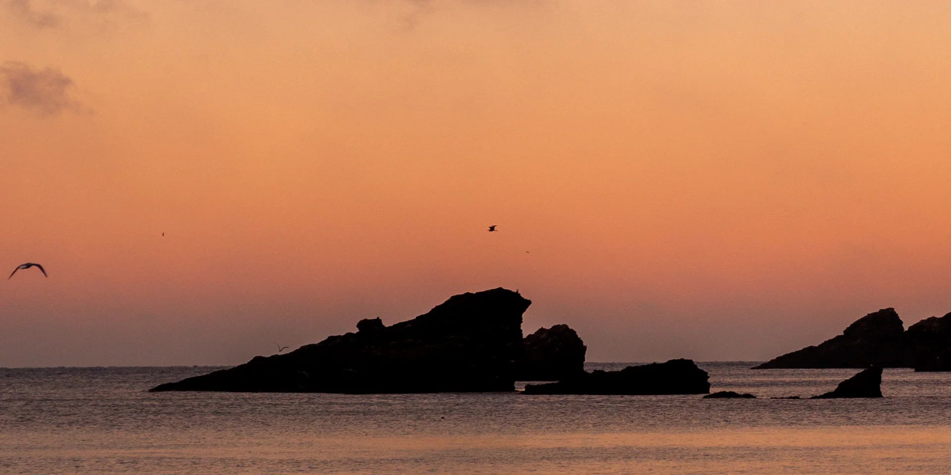 Yasmeen Besnier Belle Ile En Mer Stervraz Coucher De Soleil Pleine Lune Ciel Rose Sur La Mer