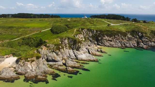 Vue sur la côte & Kerdonis