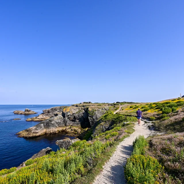 Randonnee Vers Le Phare Des Poulains Adt Morbihan Ldd