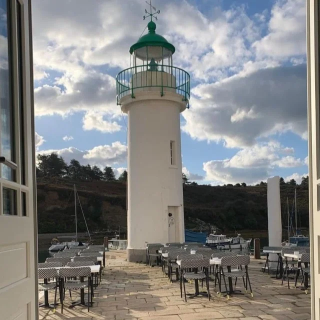 terrasse de l'hôtel du phare