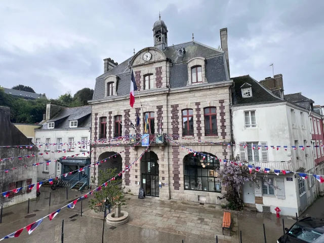 Facade Ot Decorated With Flags 2