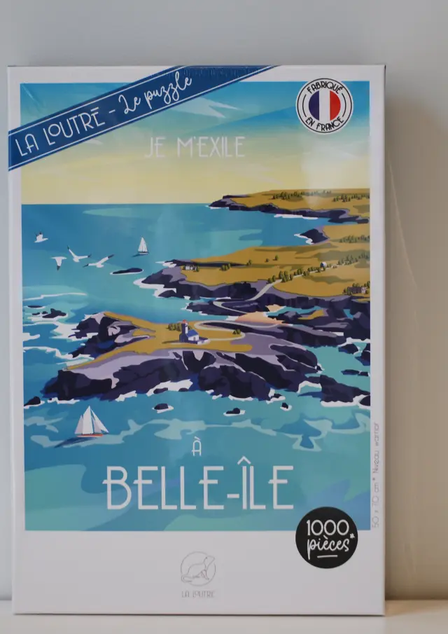 Puzzle Je m'exile à Belle Ile