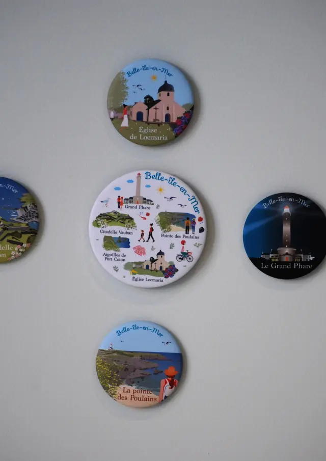Collection de magnets ronds
