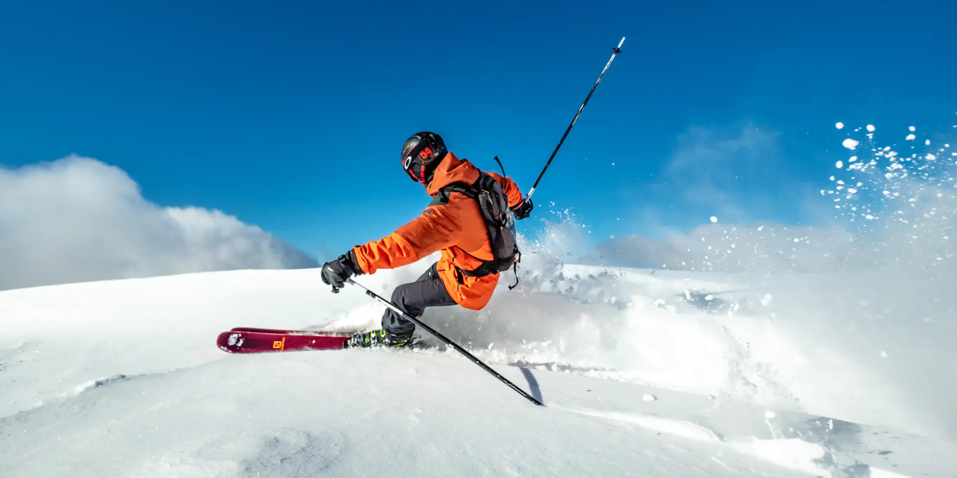 Ski freeride hors piste aux 7 Laux