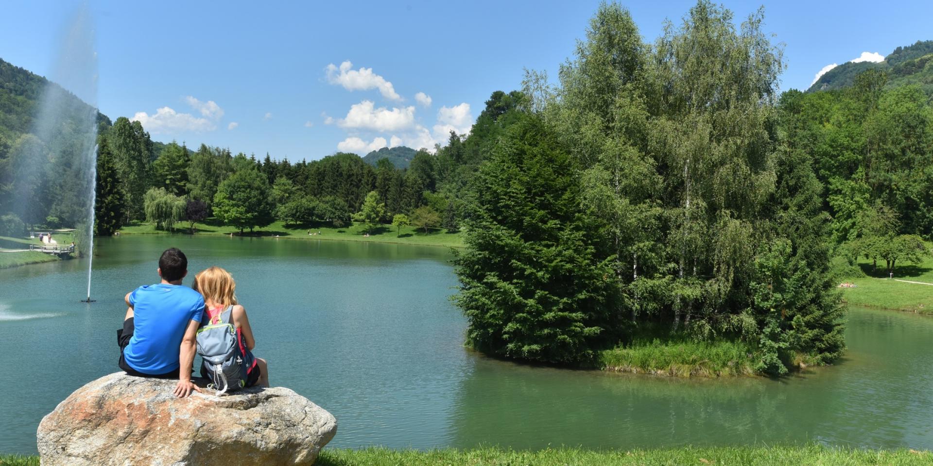 Lac de la mirande à Allevard-les-Bains