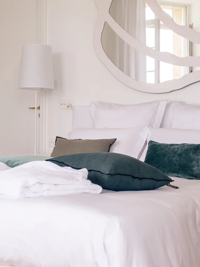 Chambre Double Mer Deluxe de l'Hôtel Château Les Garennes