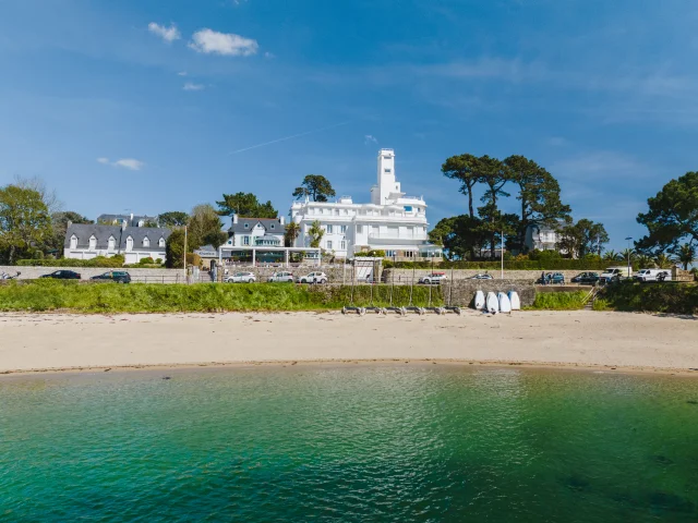 Plage du Coq vom Meer aus gesehen