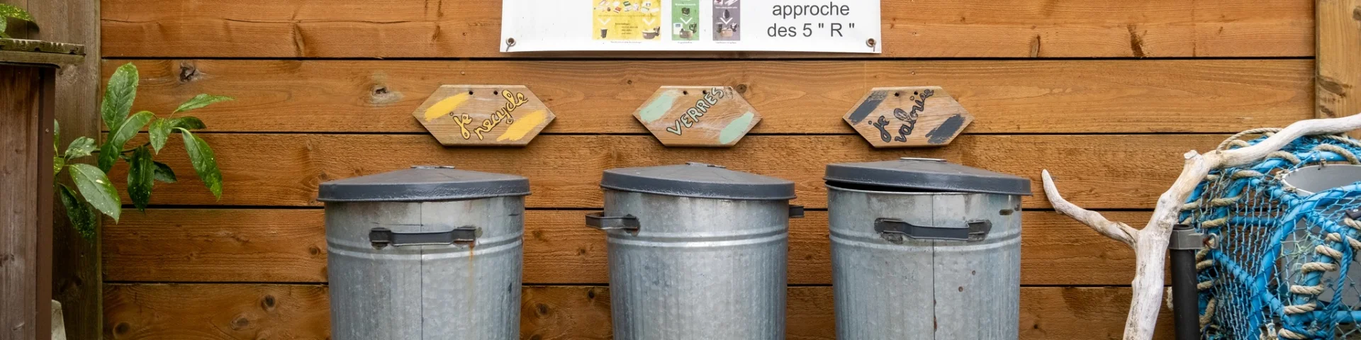 Mülltrennung im Maison d'Hôtes Le 46