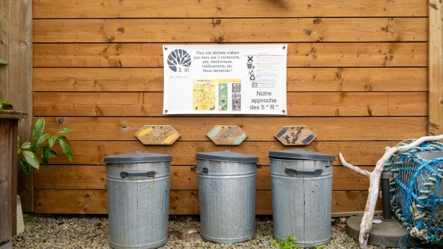 Mülltrennung im Maison d'Hôtes Le 46