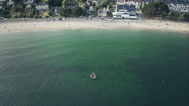 Luftaufnahme von Plage du Trez
