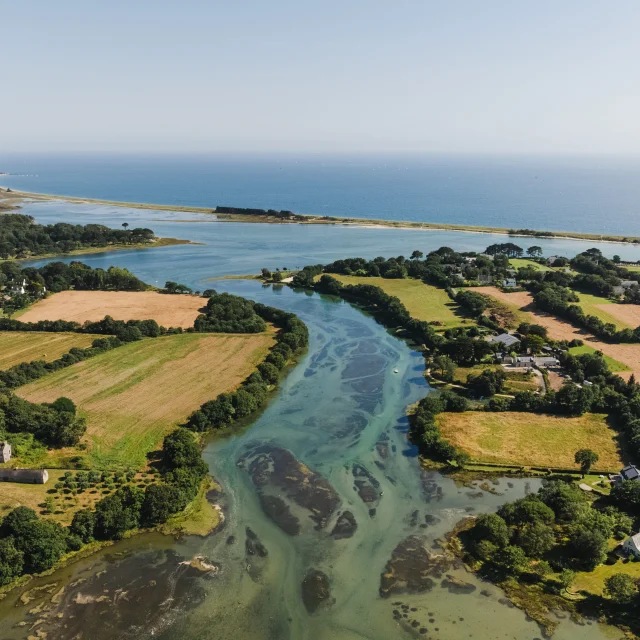 Luftaufnahme von Anse du Petit Moulin