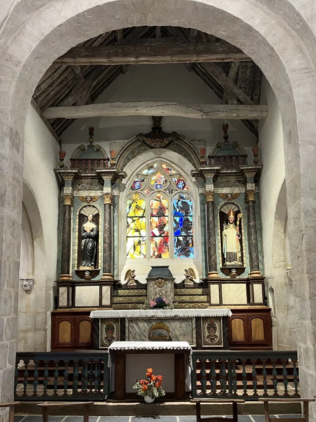 Altar in der Kapelle von Perguet