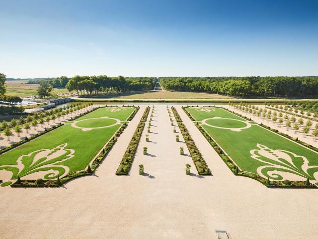 Jardin à la française de Chambord