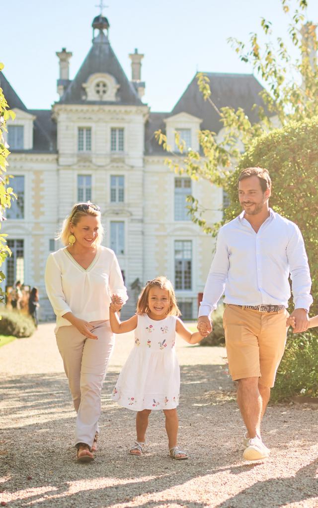 Ballade en famille dans les jardins de Cheverny