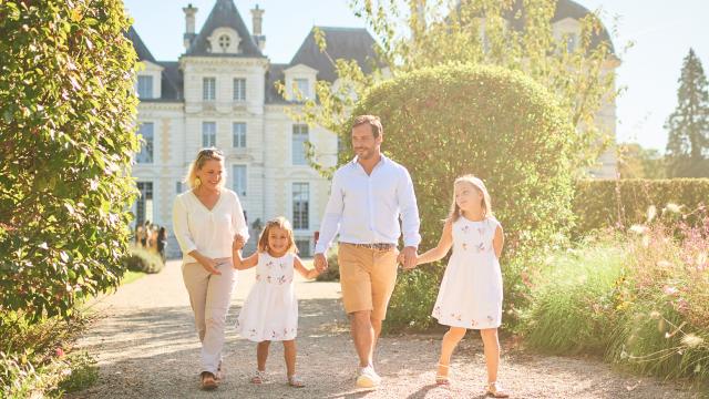 Ballade en famille dans les jardins de Cheverny