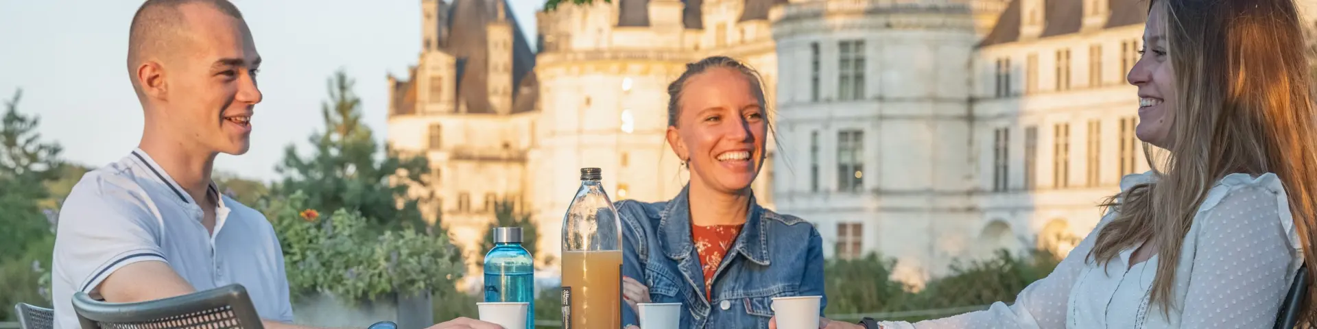 En terrasse à Chambord