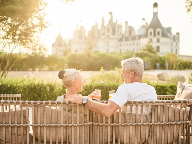 Petit déjeuner à Chambord