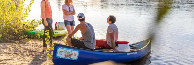 Canoë sur la Loire