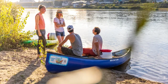 Canoë sur la Loire