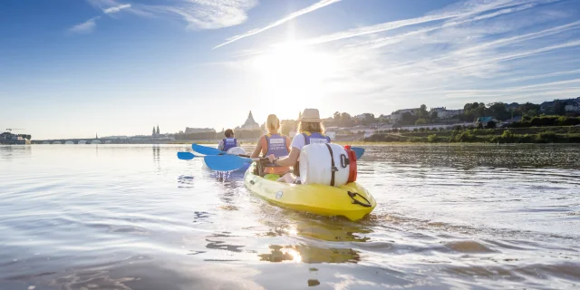 Canoë sur la Loire