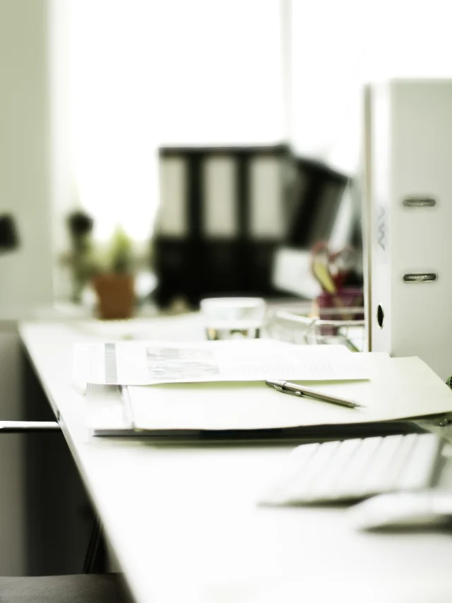 Contemporary Room Workplace Office Supplies Concept