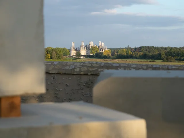 Installation artistique Wahou, Charrette Zoom Chambord