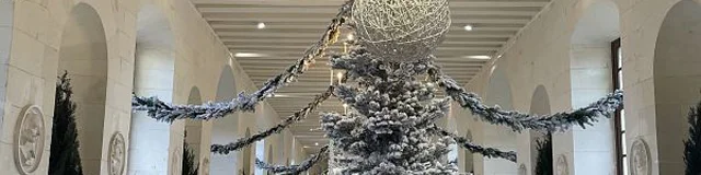 Chenonceau à Noel dans la galerie