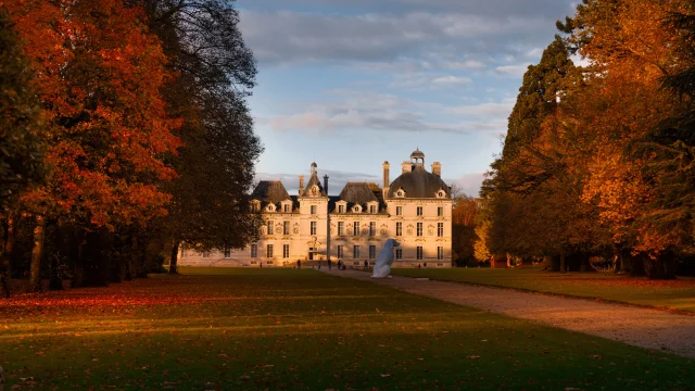 Le château de Cheverny en automne
