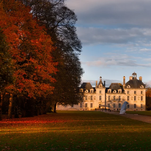 Le château de Cheverny en automne