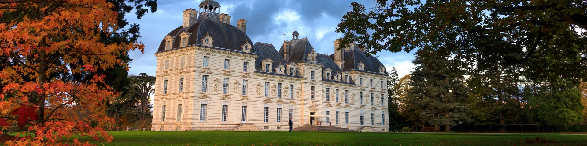 Le château de Cheverny en automne