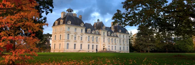 Le château de Cheverny en automne