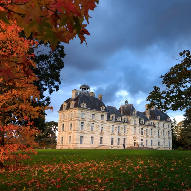 Le château de Cheverny en automne