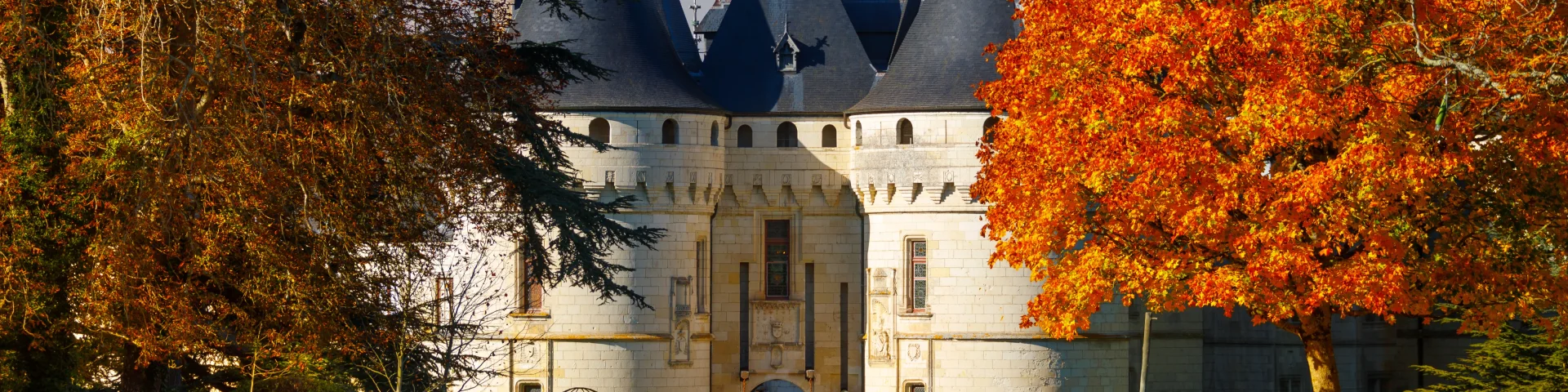 Le Château de Chaumont-sur-Loire sous ses couleurs d'automne