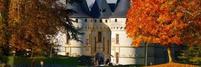Le Château de Chaumont-sur-Loire sous ses couleurs d'automne