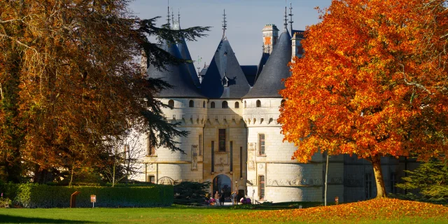 Le Château de Chaumont-sur-Loire sous ses couleurs d'automne