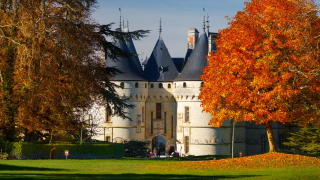 Le Château de Chaumont-sur-Loire sous ses couleurs d'automne