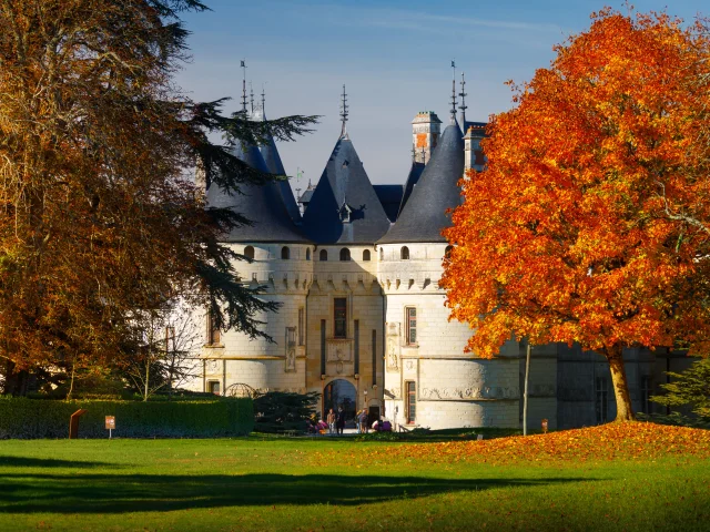 Le Château de Chaumont-sur-Loire sous ses couleurs d'automne