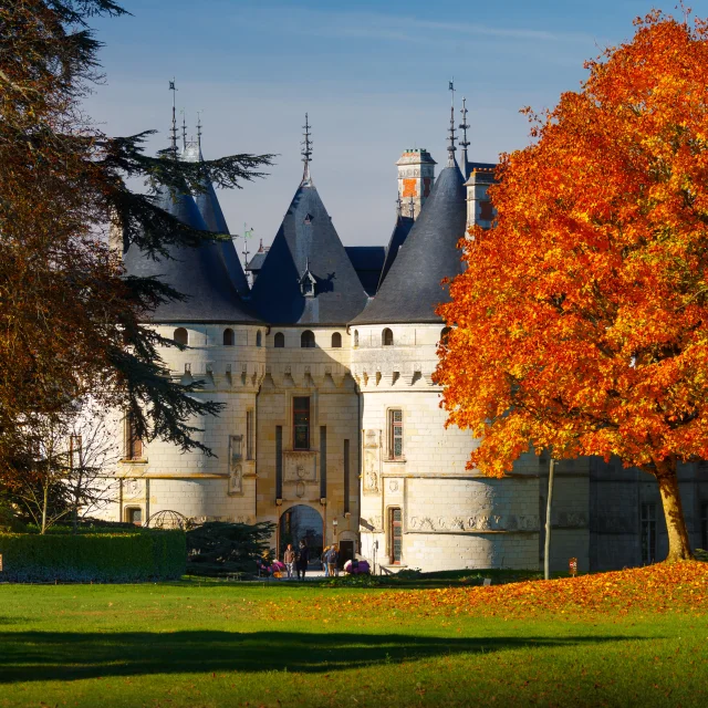 Le Château de Chaumont-sur-Loire sous ses couleurs d'automne