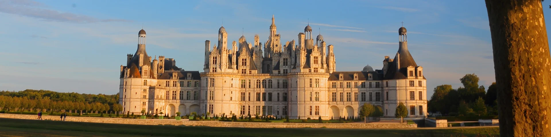 Le château de Chambord et ses couleurs d'automne