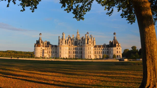 Le château de Chambord et ses couleurs d'automne