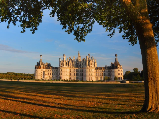 Le château de Chambord et ses couleurs d'automne