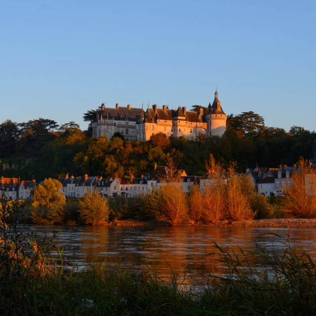 Le château de Chaumont-sur-Loire en automne
