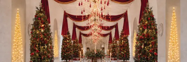 La galerie de Chenonceau aux couleurs de Noël