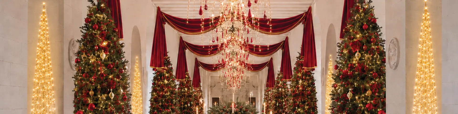 La galerie de Chenonceau aux couleurs de Noël